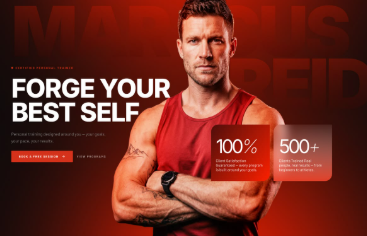 Almighty Gym website